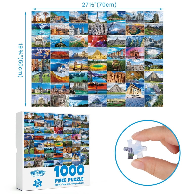 BenBen 1000 Piece World Landmarks Jigsaw Puzzle photo 5