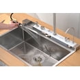 thumbnail image 6 of Drop In Kitchen Sink 30 Inch Single Bowl, Top Mount Stainless Steel Kitchen Sink, Deep Rust Resistant Kitchen Sink with Noise Reduction, 6 of 9