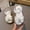 White, variant on Liyamei Girls Dress Shoes Butterfly Rhinestones Party Wedding Princess Daily Wear For Toddler To Big Kids Girls Dress Sandals Size Pink 2.5-3 Years