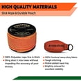 thumbnail image 3 of Forester Arborist 3/16 in x 166 ft Orange 100% Polyester Slick Throw Rope, 2 Piece, 3 of 6
