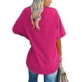 thumbnail image 2 of Sherrylily Women Oversized T Shirts Tees Half Sleeve V Neck Comfy Tunic Top, 2 of 3