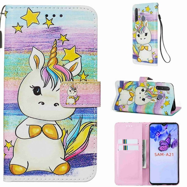 Dteck Galaxy 1 6 5 Inch Case 3d Full Stylish Wallet Credit Cards Slot With Stand Pu Leather Shockproof Flip Magnetic Case For Samsung Galaxy 1 Cute Horse Walmart Com Walmart Com
