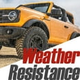 thumbnail image 3 of ORUYROP 3D Letter Emblem 10" Fitment for Bronco Gloss Black Script ABS Material Door Insert Accessory with Tape-On Installation Decal, 3 of 7