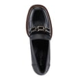 thumbnail image 5 of PATRIZIA Women's Dajah Inset Heel Loafers with Burnished Finish, Geometric Metal Detail, and Comfortable Fit, 5 of 9