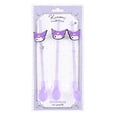 thumbnail image 1 of Cucharas con Popote Prichos Kuromi Color Morado de Plástico y PVC 3 Piezas, 1 of 4