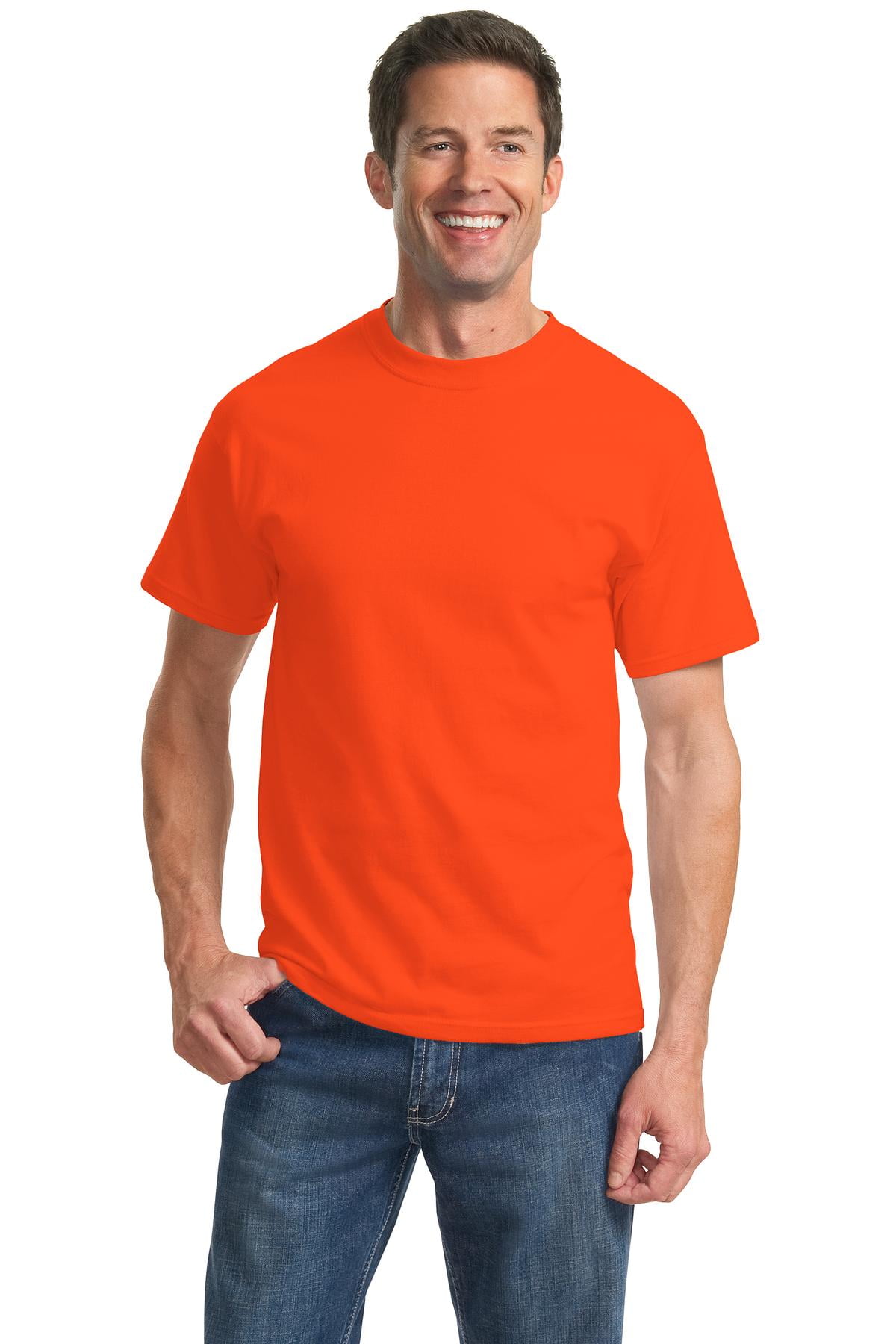 big and tall orange shirt