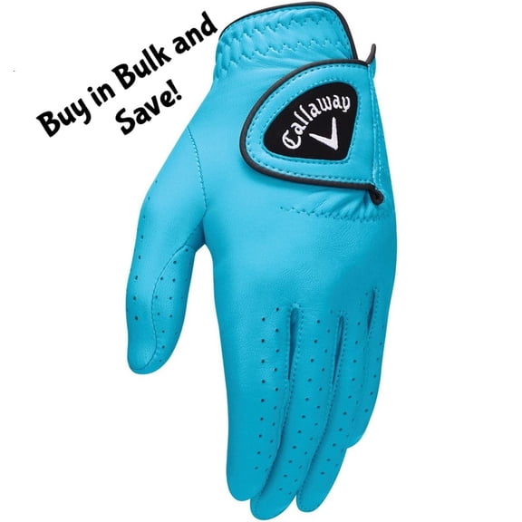1 NEW Callaway Opti Color Golf Glove Aqua - Women's Size L RH