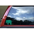 thumbnail image 2 of 5in x 4in Emerald Elephant Vinyl Sticker, 2 of 2