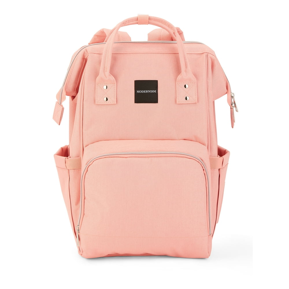 Pink MODERNISM Backpack Diaper Bag