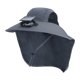 thumbnail image 1 of Toystoory Sombrero de pescador de ala ancha con ventilador incorporado y duradero, sombrero solar, sombrero para el sol, actividades al aire Escalada Gris oscuro, 1 of 6