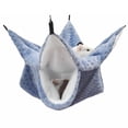 thumbnail image 1 of SharkTRUE Fluffy Pet Hammock: Comfortable, Washable, Year-Round Use for Small Animals, 1 of 8