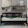 thumbnail image 3 of Tcbosik Modern Solid Wood Daybed, Twin Size Classic Wood Slats Daybed, Espresso, 3 of 9