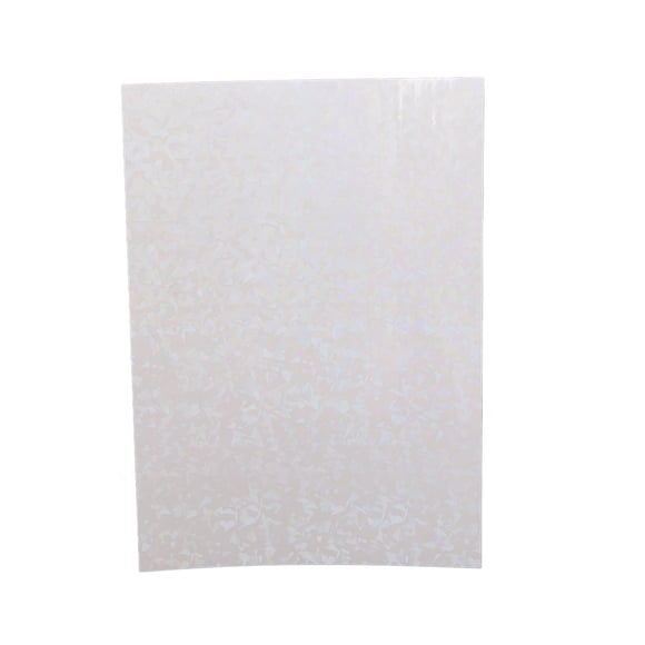 50 Hojas de Laminado en frío Holográfico, Hojas de Laminación en frío A4 Resistentes A Los Aañazos, Cortables, Impermebles, Superposición de Iris, Hojas de Laminación
