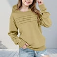 thumbnail image 2 of Tqyyweavej Girls Sweatshirt Kids Casual Sweatshirts Soft Crewneck Pullover Kids Clothing Girls Loose Fit Long Sleeve Shirts (Ages 2-14), 2 of 6