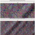 thumbnail image 2 of Soimoi Cotton Cambric Fabric Floral & Paisley Decor Fabric Printed Yard 56 Inch Wide, 2 of 7