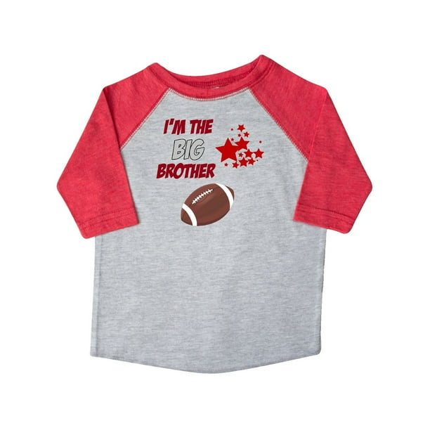 INKtastic I'm The Big Brother Football Toddler TShirt