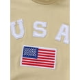 thumbnail image 5 of 4th of July Family Matching Outfits Mommy and Me Matching Tops American Flag T-Shirts/Rompers Tops /Shorts Set Summer Clothes, 5 of 7