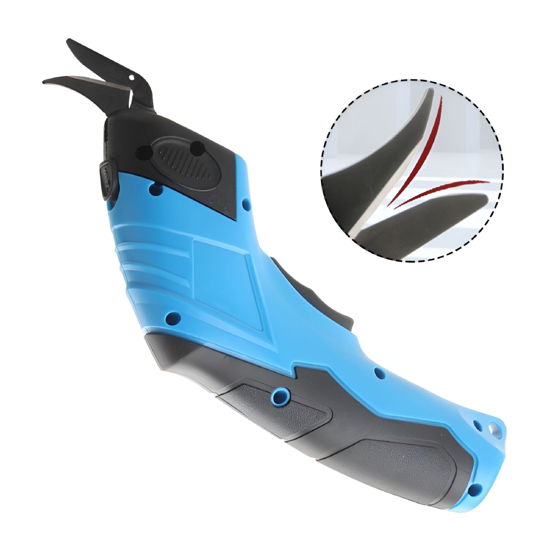 EXLEAF 2026 New Electric Scissors Cloth Cutting Machine Pvc Leather Sewing with Spare Blade Tool,For Fabric Cutting,Sewing,Crafting,Diy Projects,Upholstery,Leather Work.