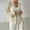 01 Beige, variant on YueHuiYing Women's 2026 Cropped Cardigan 3/4 Sleeve Lightweight Crochet Shrug Hollowed-Out Knit Sweater Tops