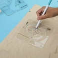 thumbnail image 4 of Tnobhg Acrylic Quilting Template Pratical Free Motion Quilting Ruler for Domestic Sewing Machine Ruler DIY Craft, 4 of 8