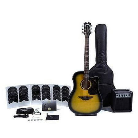 Hybrid Acoustic Electric Guitar - Keith Urban Acoustic Electric Guitar Ripcord 40-pc Brazilian Burst (Right-Handed)