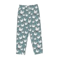 thumbnail image 4 of Goofa Farm Birds Printed Soft Pajama Pants for Women, Wide Leg Comfy Casual Lounge Yoga Pants-Medium, 4 of 9