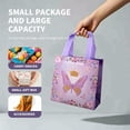 thumbnail image 3 of 24 piece butterfly series gift bags, eco-friendly non-woven reusable tote bags, suitable for wedding and birthday party favor packaging, multi-functional storage and decorative gift bag sets, appl, 3 of 9
