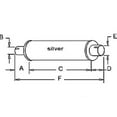 thumbnail image 3 of RAParts 1117-6005 - Muffler Fits Ford/New Holland, 3 of 9