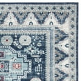 thumbnail image 2 of Safavieh Kazak 100 8' X 10' Power Loomed Rug in Blue / Cream, 2 of 4