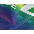 thumbnail image 4 of Ambesonne Pride Quilted Bedspread Set 3 Pcs, Vibrant Gender, King Size, Multicolor, 4 of 5
