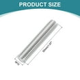 thumbnail image 2 of Uxcell 4pcs Fully Threaded Rod, M10 x 50mm 201 Stainless Steel Right Hand Threads Rods with Nuts and Flat Washer Fully Studding Rod Bar for Clamps, Hangers and U-Bolts, 2 of 6