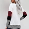 thumbnail image 3 of Blusa de mujer tipo jersey, camisa de manga larga, túnica, camiseta, ropa, tops, 3 of 6