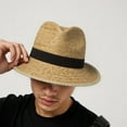 thumbnail image 6 of Versatiles Western Straw Hat Durabililty Straw Hat Gardening Breathable Sun Hat for Various Ages, 6 of 10