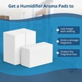 thumbnail image 4 of Aroma Pads 30 Packs, Humidifier Replacement Filters Compatible with LEVOIT LV600S, Classic300S, LV600HH, OasisMist450S Humidifiers, Make The Fragrance Stronger and Longer Duration,White, 4 of 6