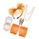 thumbnail image 3 of Sonducket 1 Juego de disfraces de los años 80, ropa clásica clásica y práctica para mujer, ropa de estilo de encaje, ropa ornamental para adultos Accesorios de disfraces Naranja Sonducket AP009461-05, 3 of 6