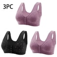 thumbnail image 2 of ATENAR Bras for Women,Womens Bras,Breathable,Comfort Fit,Breathable,Soft Cup,Black,2XL, 2 of 7