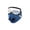 Royal Blue, variant on Cycling Face Mask with Detachable Eye Shield, Breathable Mesh Dust Protection Face Cover with Activated Carbon Filter, Windproof Face Mask for Motorcycle Running Cycling Outdoor Sports,13.8*6.3 in.