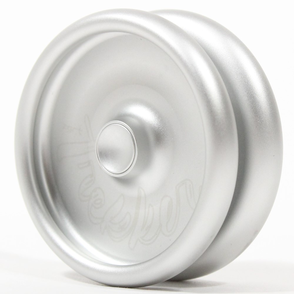 Zero Gravity Trekker Yo-Yo - 7075 Aluminum - Slim Line YoYo (Clear with Silver XT Cap)