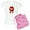 With Pink Camo Pant, variant on CafePress - A Product Of Nebraska Pajamas - Women's Short Sleeve Print T-Shirt and Pants Light Cotton Pajama Set