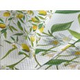 thumbnail image 4 of Ambesonne Nature Quilted Bedspread Set 3 Pcs, Lemon Woody Romantic, Queen Size, Fern Green Yellow White, 4 of 5