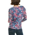 thumbnail image 2 of REQUIREMENTS womens  Stretch Mesh Shirt, s, Blue, 2 of 3