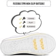 thumbnail image 2 of Kushyshoo Kids Canvas Sneakers White Glitter High-Top Children Walking Shoes 8M, 2 of 6