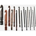 thumbnail image 3 of Ergonomic Crochet Hooks Set of 15 Soft Grip Rosewood Hooks 3.5 MM to 25 MM, Wooden Yarn Crochet Hooks for Arthritic Hands Needles for Knitting and Crocheting, 3 of 4