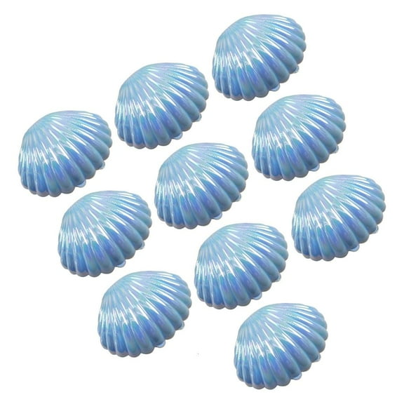 WE-POLUJ 10pcs Shell Container for Party and Gift Packaging Plastic Wedding Supplies Box