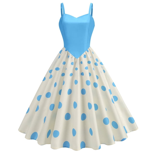 Robe d'Été pour Femmes, Robe d'Été pour Femmes, Mode Décontractée Ample Imprimée Camisole Sans Manches Col en V Robe d'Été Ourlet Grand, Robe Décontractée pour Femmes, Robe d'Été Décontractée pour Femmes