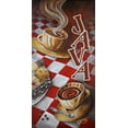 thumbnail image 2 of Grundy, Stephen 18x32 Black Ornate Wood Framed with Double Matting Museum Art Print Titled - Java Moment, 2 of 4