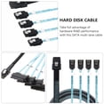 thumbnail image 2 of Mini SAS to 4 SATA Cable 0.5m SATA Transmission Cable Hard Disk Adapter Cable, 2 of 8