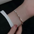 thumbnail image 3 of K-KED Fashion Mobius Bracelet Women Elegant Heart Bracelet Delicate Jewelry Wedding Party Gi:yq, 3 of 7