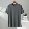 thumbnail image 6 of TKYCMSUAKI Big and Tall T-Shirts for Men Modal Crewneck Short Sleeve Shirts Soft Comfy Solid Color Tshirt Oversized Casual Tee, 6 of 6