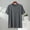 Z1-Dark Gray, variant on Kalauyu Mens Workout Shirts Dry Fit Athletic Short Sleeve Tshirts V Neck Modal Cotton Moisture Wicking Gym Running Performance Shirt
